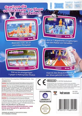 Team Elimination Games box cover back